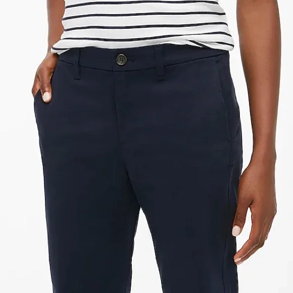 J Crew Factory High-rise girlfriend chino pant
AD156 Navy - Picture 2 of 6